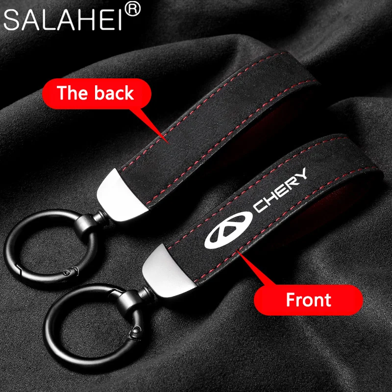 Chery Faux Leather Keyring view 3