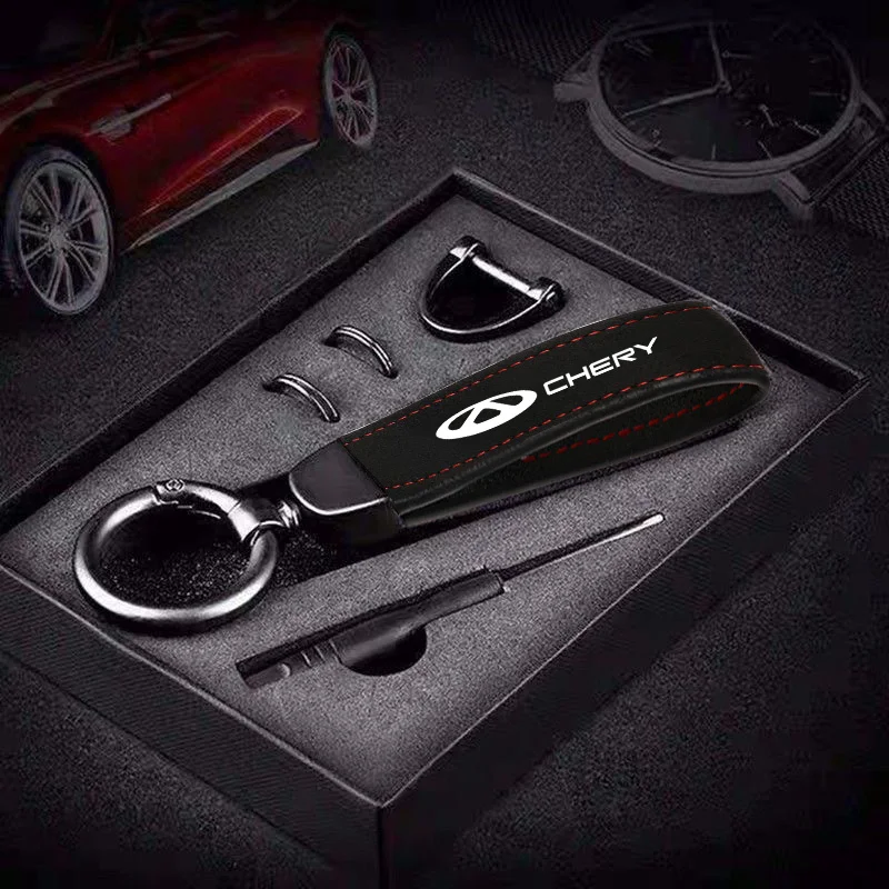 Chery Faux Leather Keyring