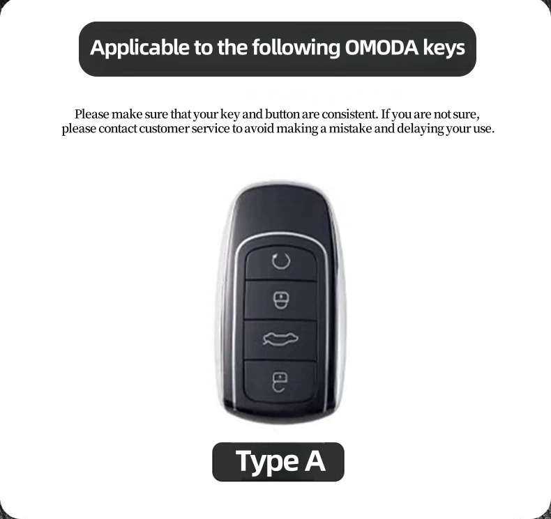 Chery / Omoda Leather Key Fob Cover view 5