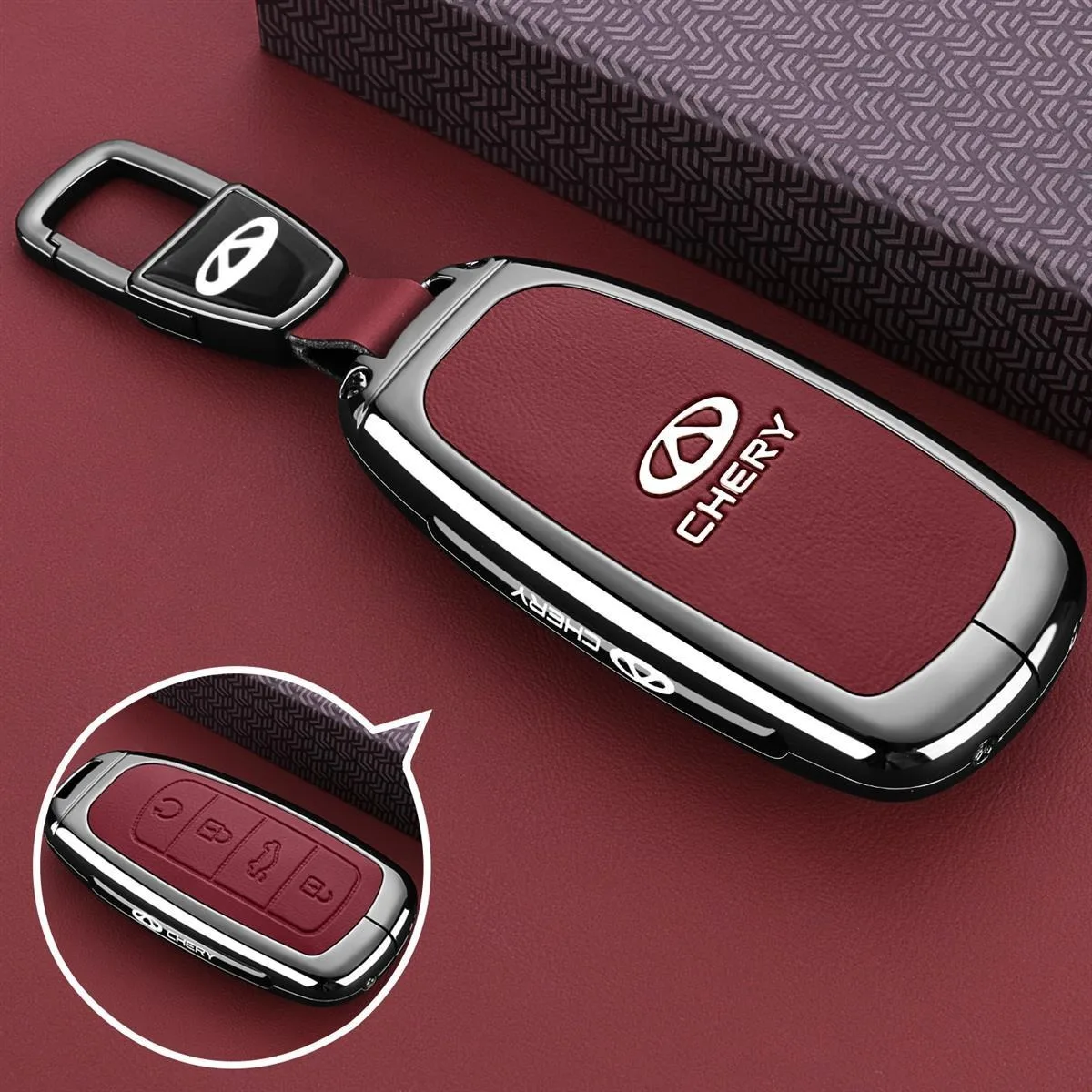 Chery Tiggo 7 Pro / Tiggo 8 / Tiggo 9 Zinc Alloy Key Fob Cover