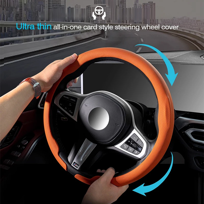Omoda C5 / O5 GT / E5 8D Nappa Leather Steering Wheel Cover view 3