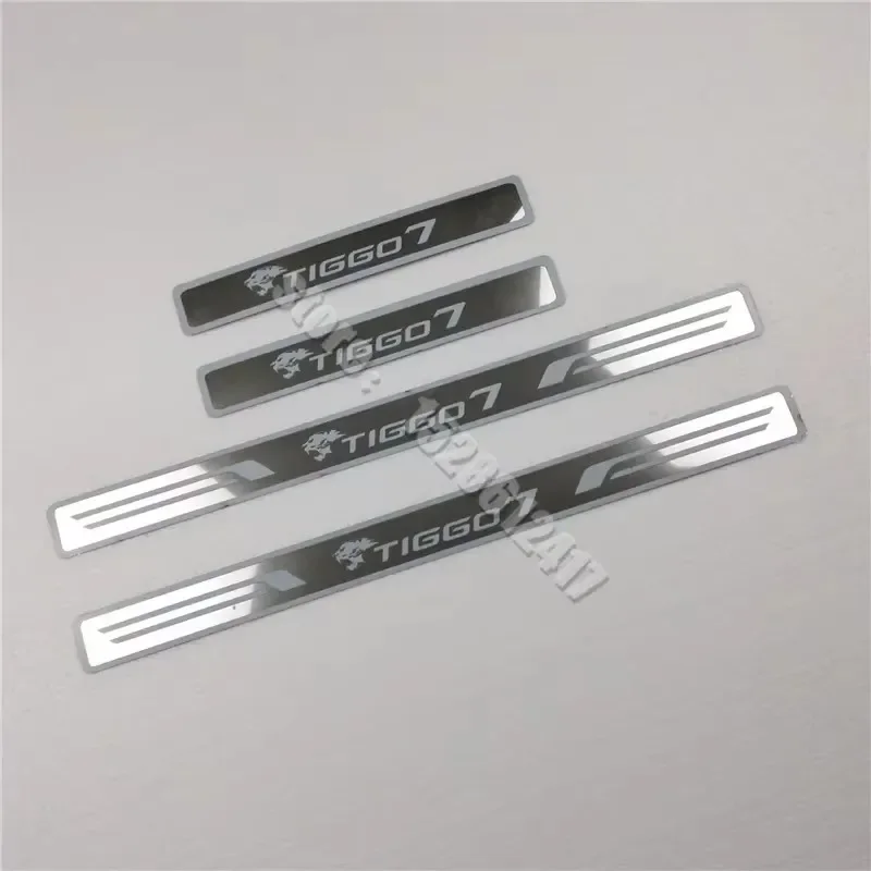 Chery Tiggo 7 Pro Door Sill Scuff Plates (Stainless Steel) view 3