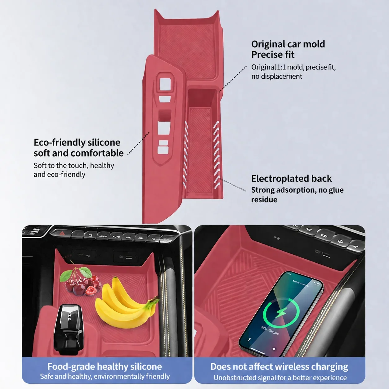 Geely Coolray Centre Console Silicone Mat view 5