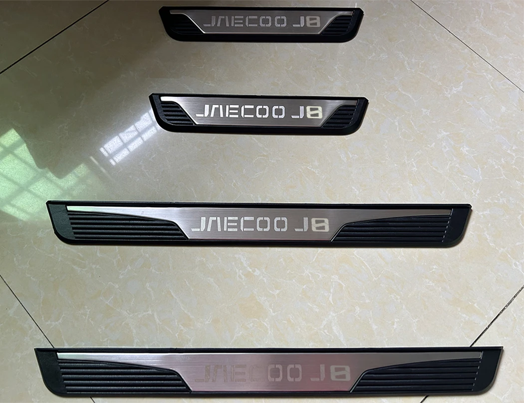 Jaecoo J8 Stainless Steel Door Sill Scuff Plates view 2