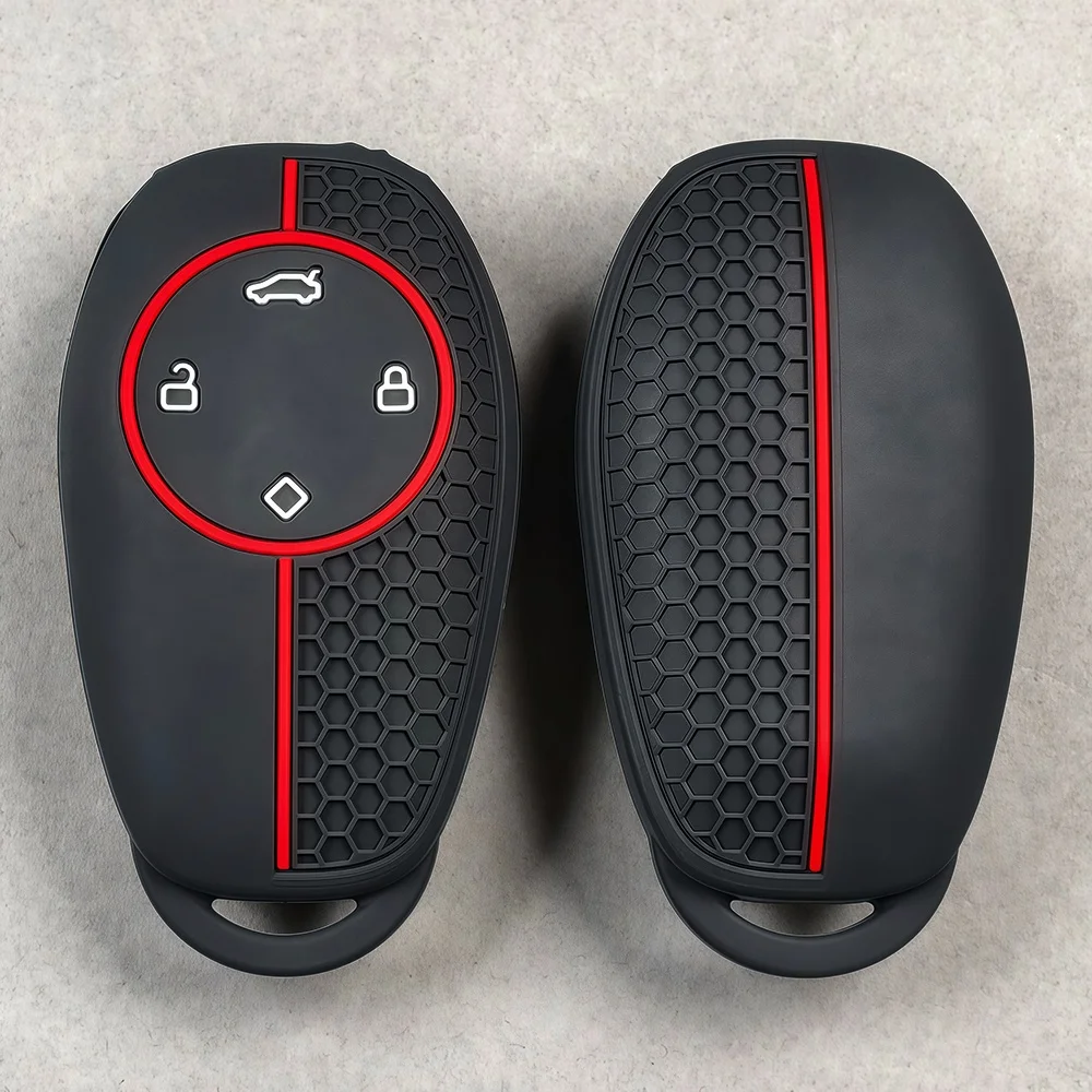 Leapmotor T03 & S01 Silicone Key Fob Cover with Keychain view 4