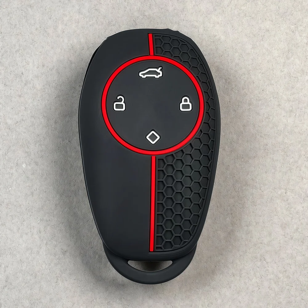 Leapmotor T03 & S01 Silicone Key Fob Cover with Keychain view 5