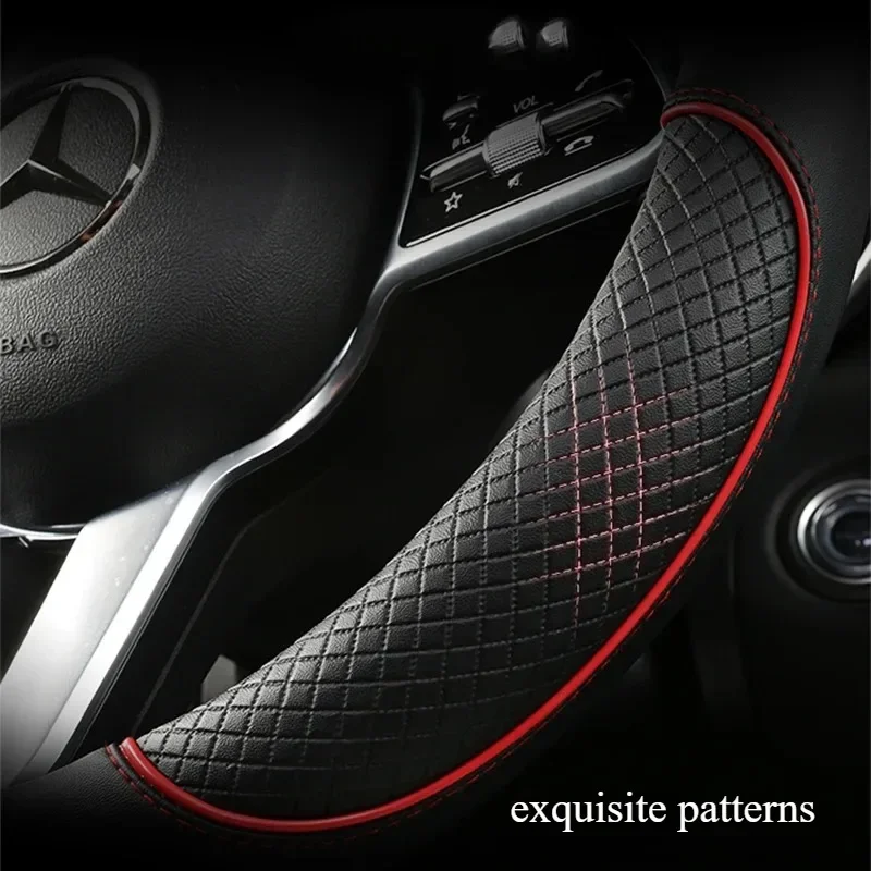 MG D-Shape Leather Steering Wheel Cover (38cm) view 5