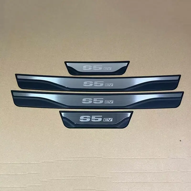MG S5 EV Stainless Steel Door Sill Scuff Plates view 5