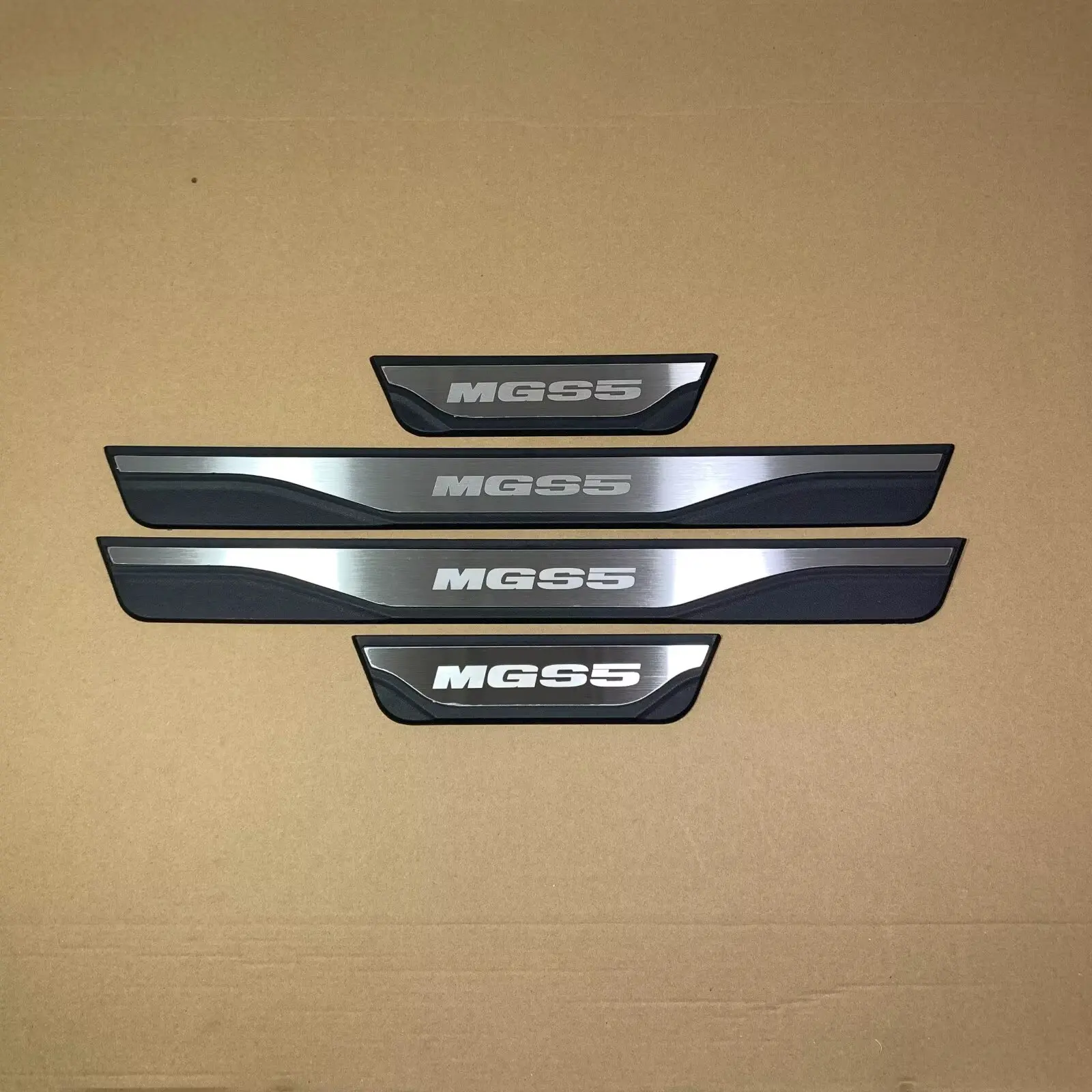 MG S5 EV Stainless Steel Door Sill Scuff Plates view 2