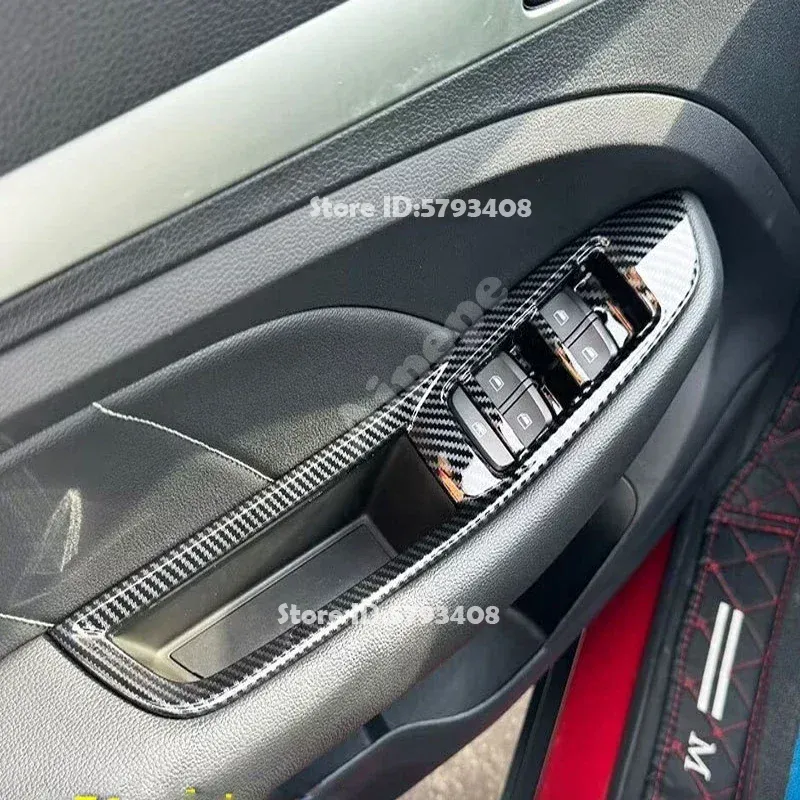 MG ZS Carbon-Effect AC Vent Trim Covers view 2