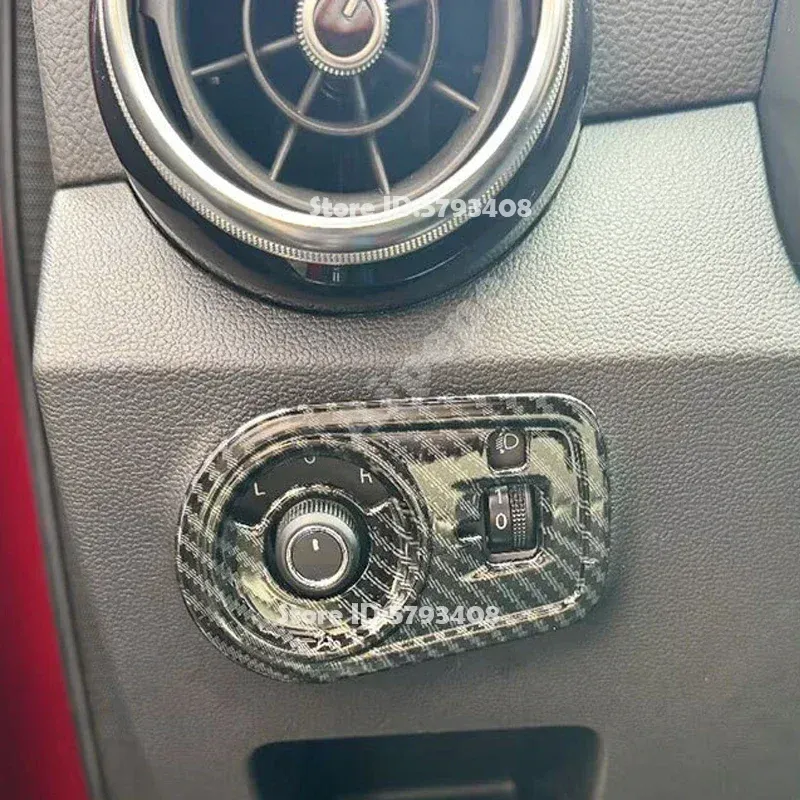 MG ZS Carbon-Effect AC Vent Trim Covers view 3
