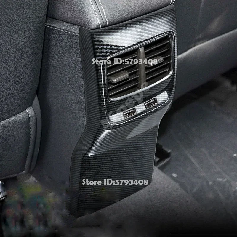 MG ZS Carbon-Effect AC Vent Trim Covers view 4