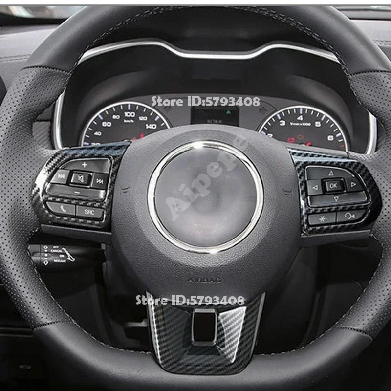 MG ZS Carbon-Effect AC Vent Trim Covers view 5