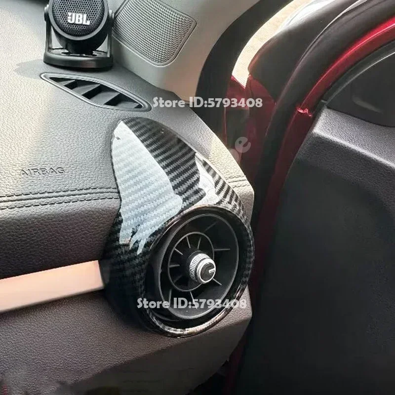 MG ZS Carbon-Effect AC Vent Trim Covers view 6