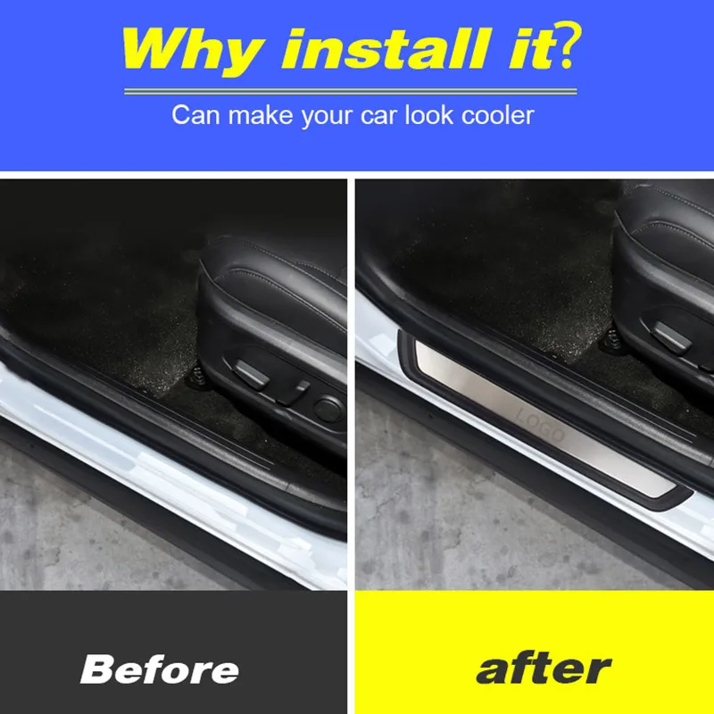 Omoda C5 Stainless Steel Door Sill Scuff Plates view 2