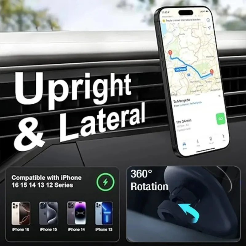 Magnetic Wireless Charging Phone Mount for Omoda view 4