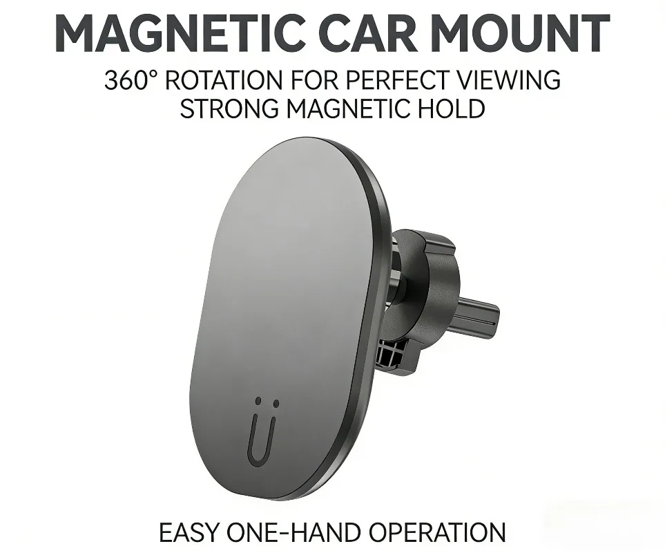 Magnetic Wireless Charging Phone Mount for Omoda view 2