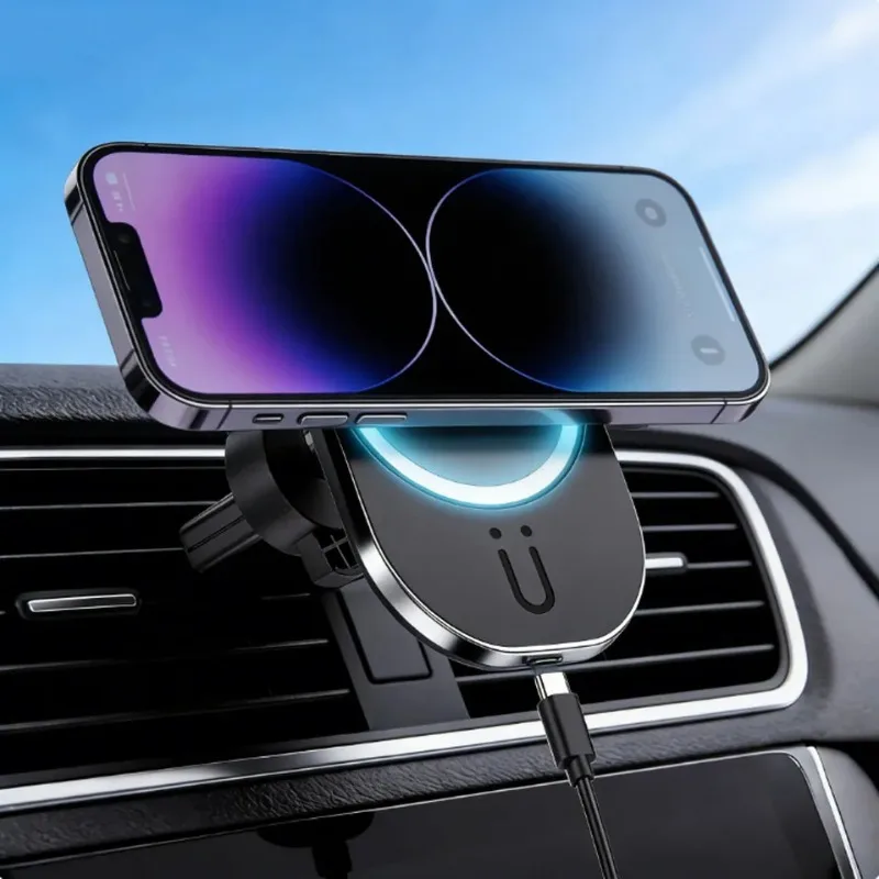Magnetic Wireless Charging Phone Mount for Omoda