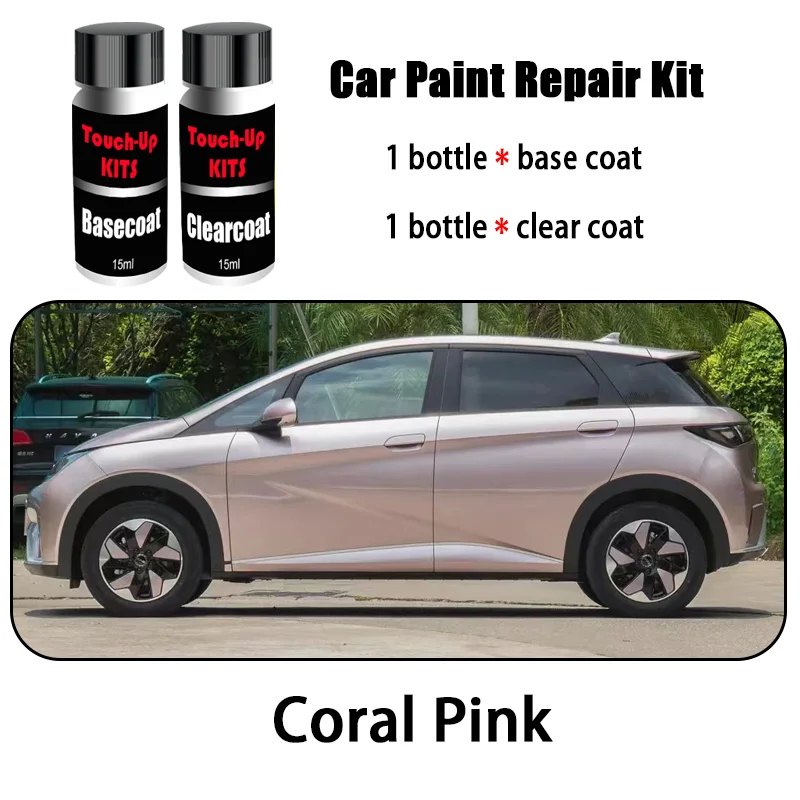 BYD Dolphin Touch-Up Paint Repair Kit (Basecoat + Clearcoat) view 6