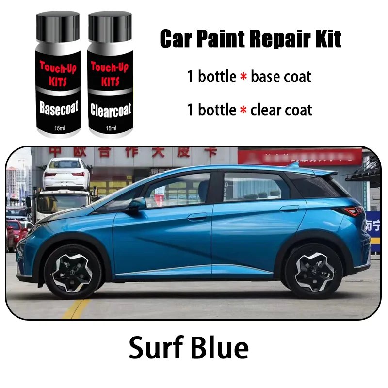 BYD Dolphin Touch-Up Paint Repair Kit (Basecoat + Clearcoat) view 5