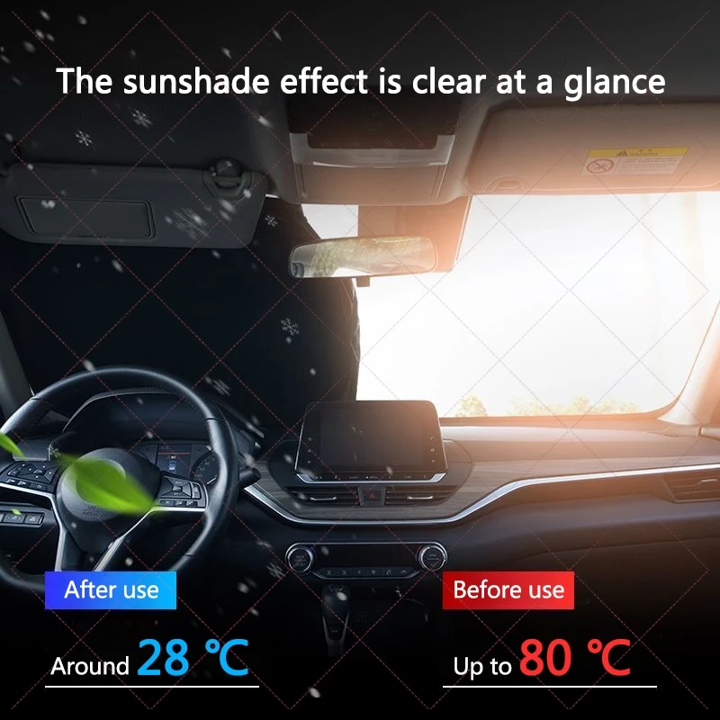 Jaecoo Folding Windshield Sun Shade view 3