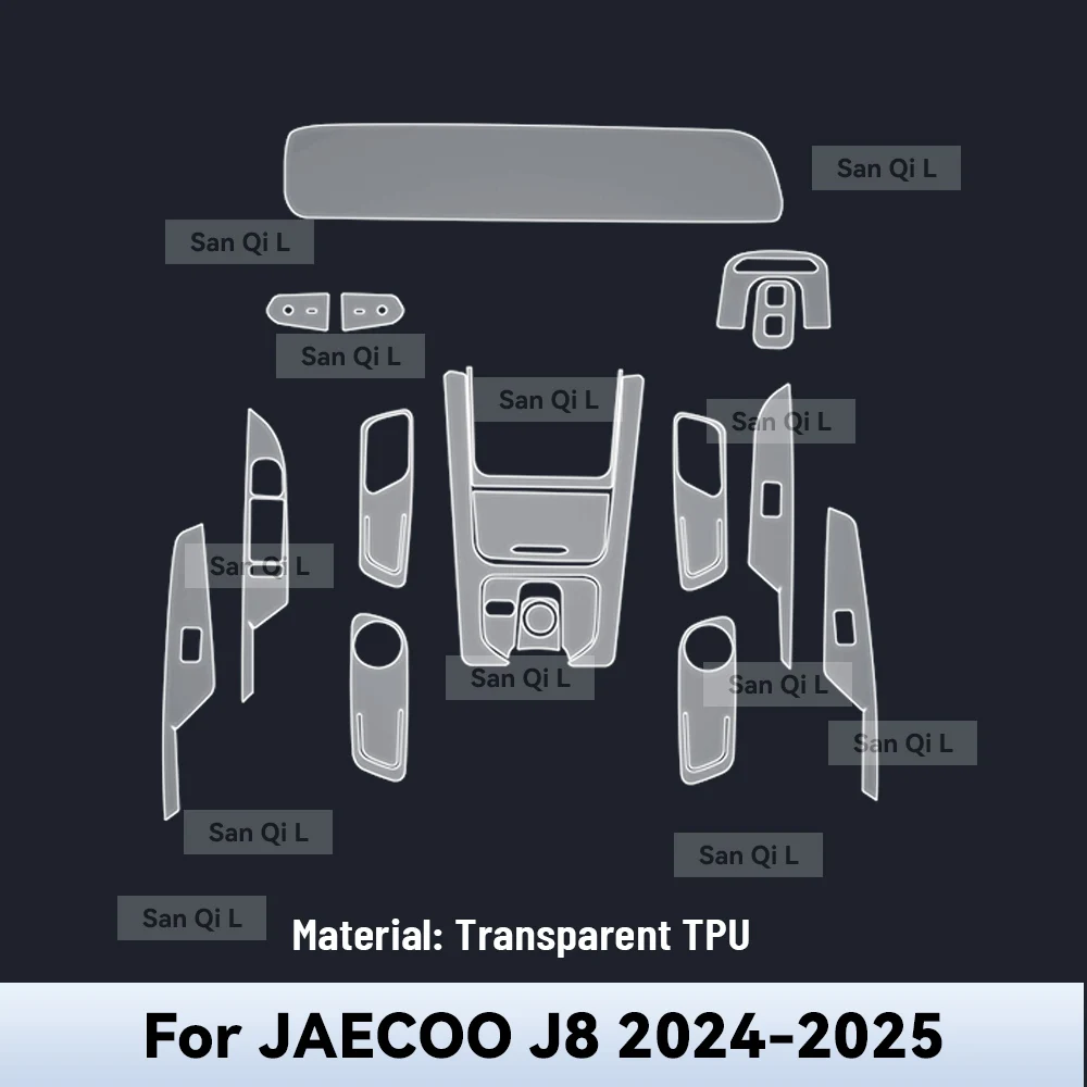 Jaecoo J8 Interior Screen & Console Protection Film view 3