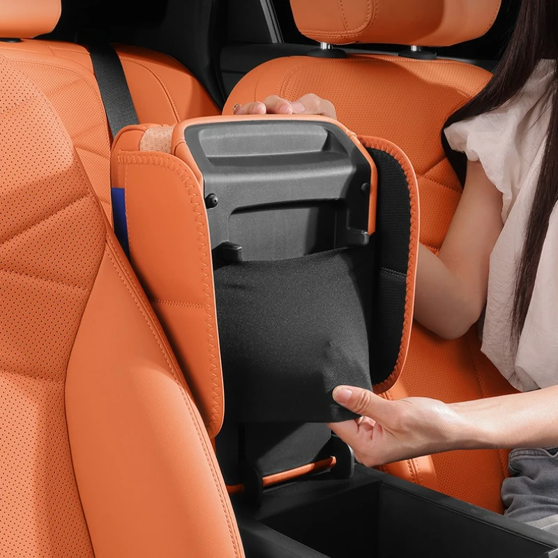 Jaecoo Quilted Centre Console Armrest Storage Box view 4