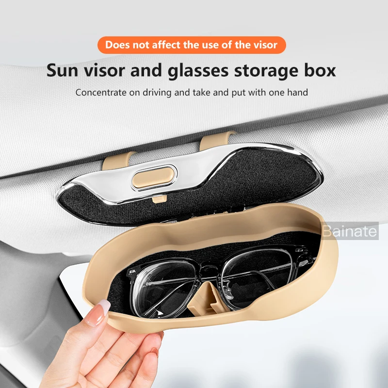 Xpeng G6 / P7 / G9 / Mona M03 Sun Visor Glasses Holder view 4
