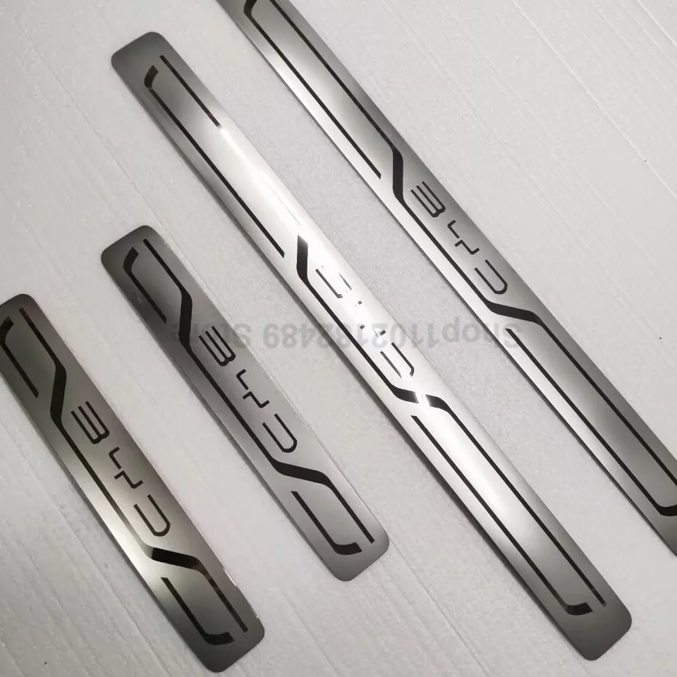 BYD Atto 3 Stainless Door Sill Protectors view 2