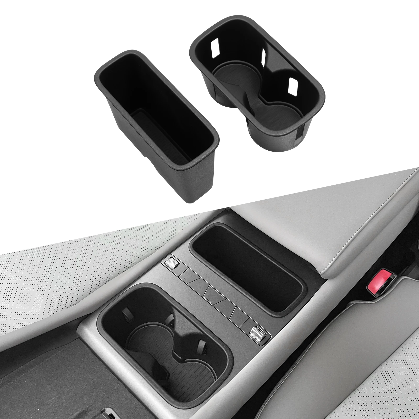 BYD Atto 3 EVO Centre Console Cup Holder Insert (2pc)