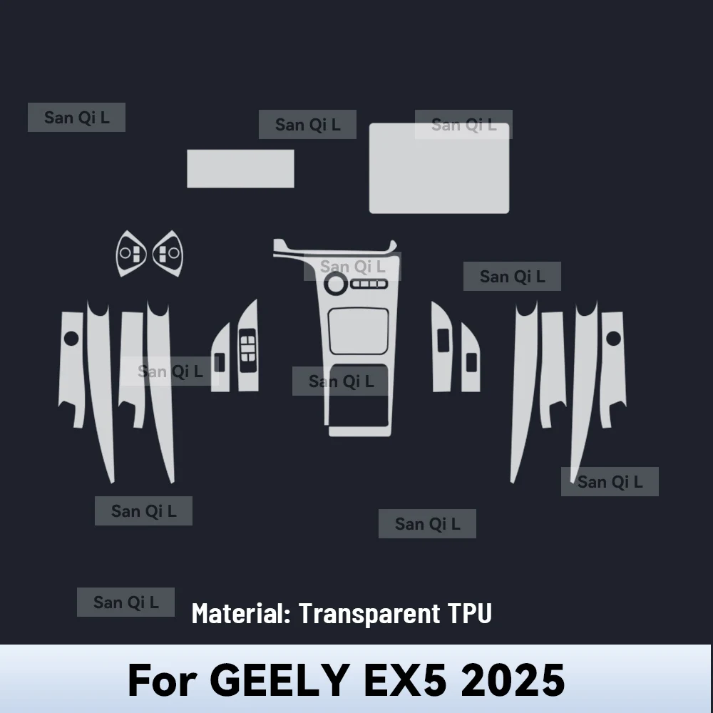 Geely EX5 Interior Screen & Console Protection Film view 3