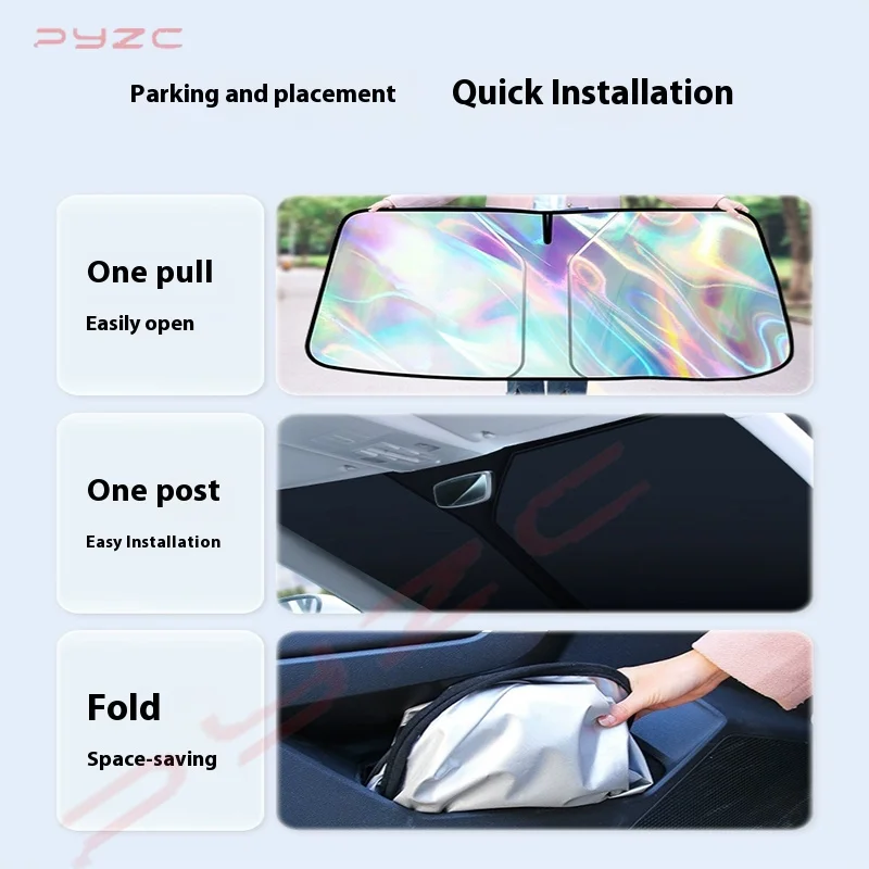Chery Tiggo Folding Windshield Sun Shade view 6