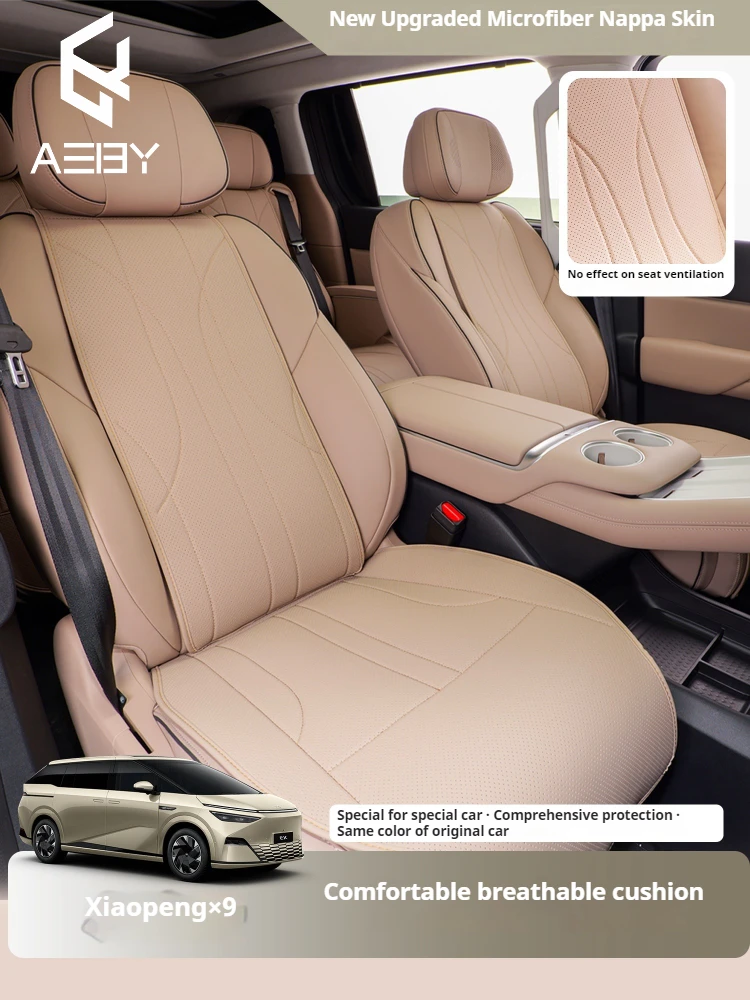 Xpeng X9 Tailored Leather Seat Covers view 2