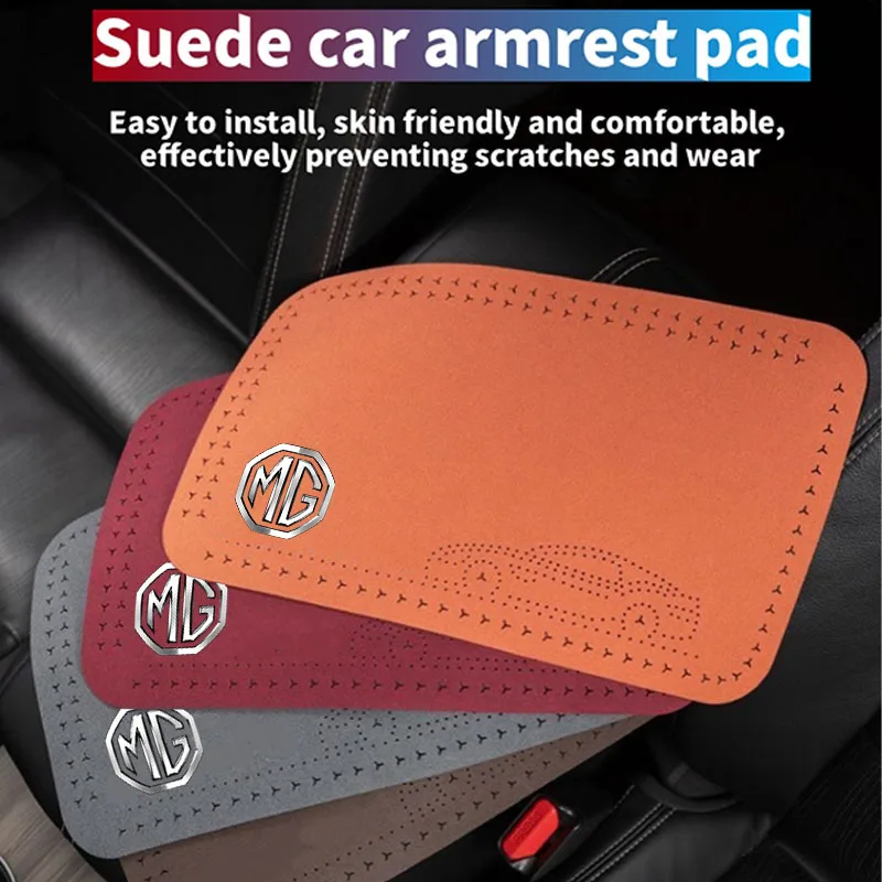 MG Faux Leather Centre Console Armrest Pad view 2