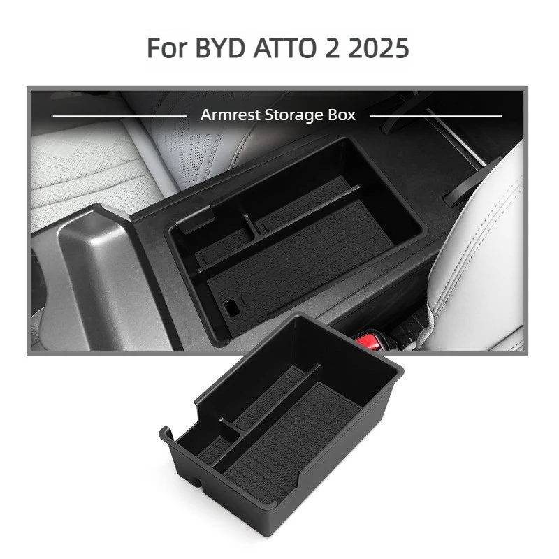 BYD Atto 2 Under-Console Armrest Storage Box view 3