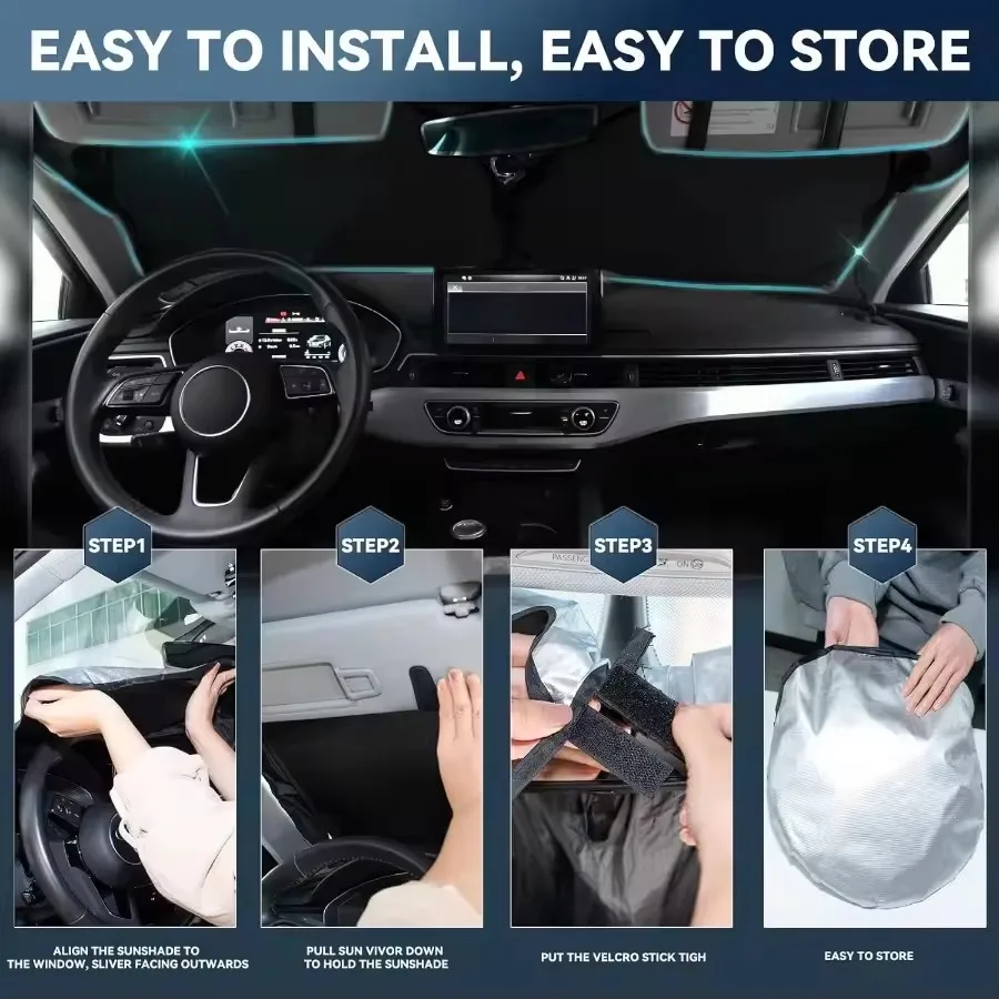 Omoda E5 Windshield Sunshade view 4