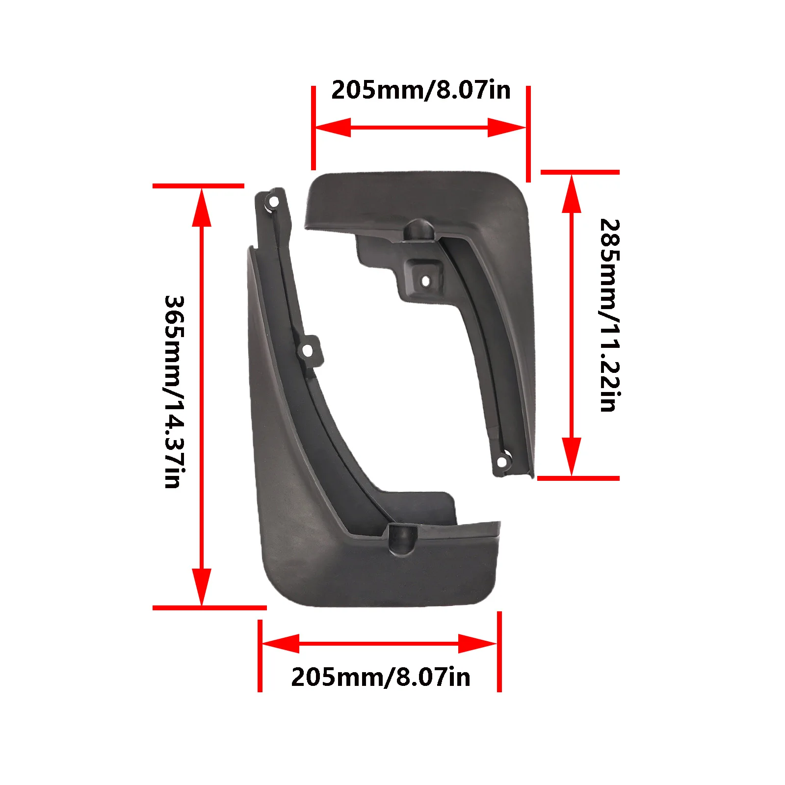 Geely Monjaro Mudguards - Splash Guard Mud Flaps (Set of 4) view 3