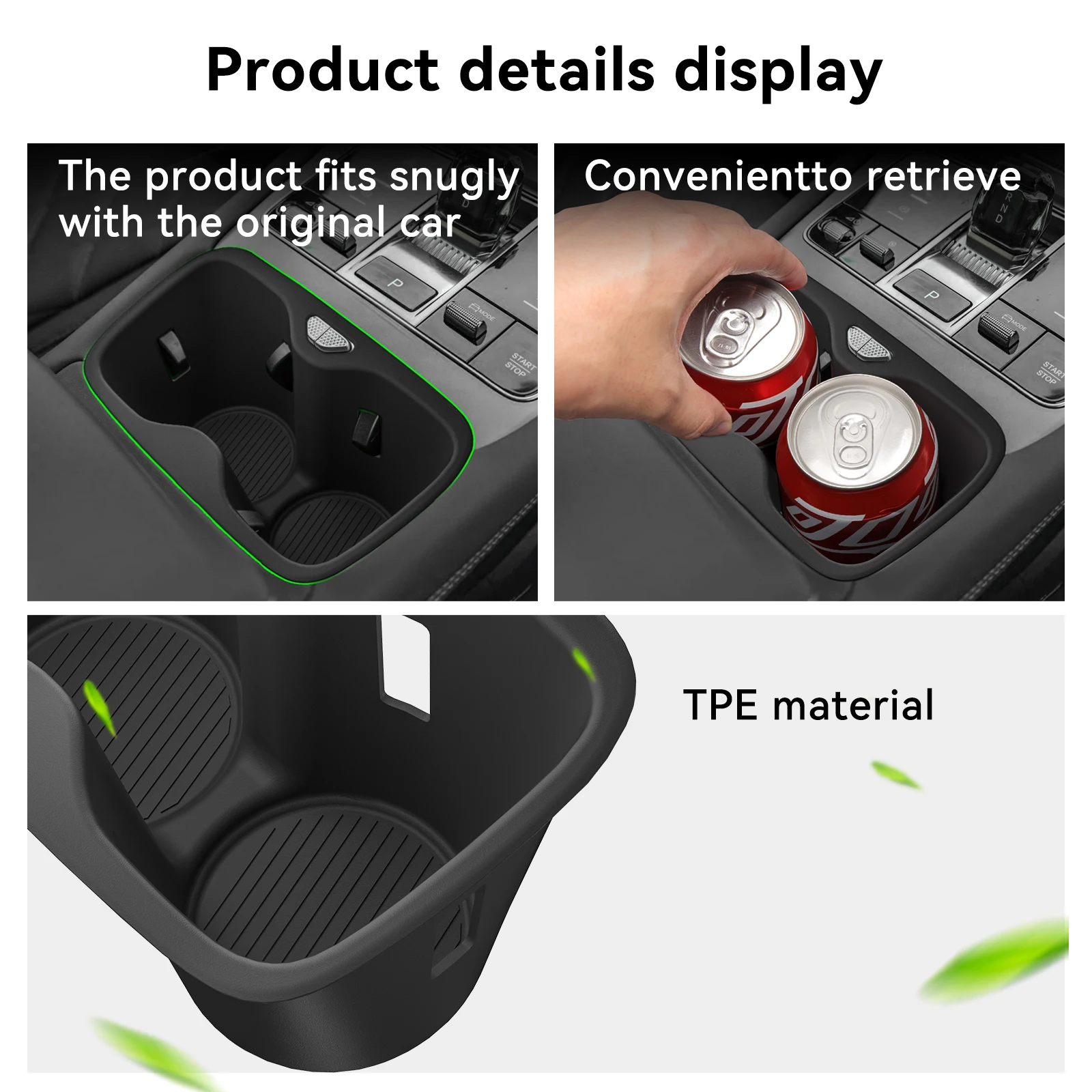 BYD Sealion 7 EV Central Cup Holder Insert (RHD, 2024-2026) view 5