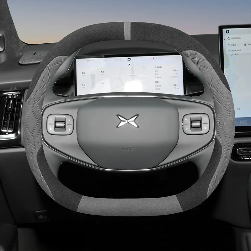 Xpeng G9 Suede Steering Wheel Cover view 2