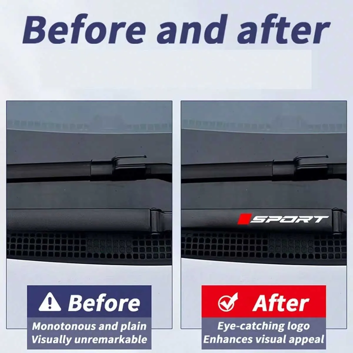 MG Windshield Wiper Decals (Set of 2) view 5