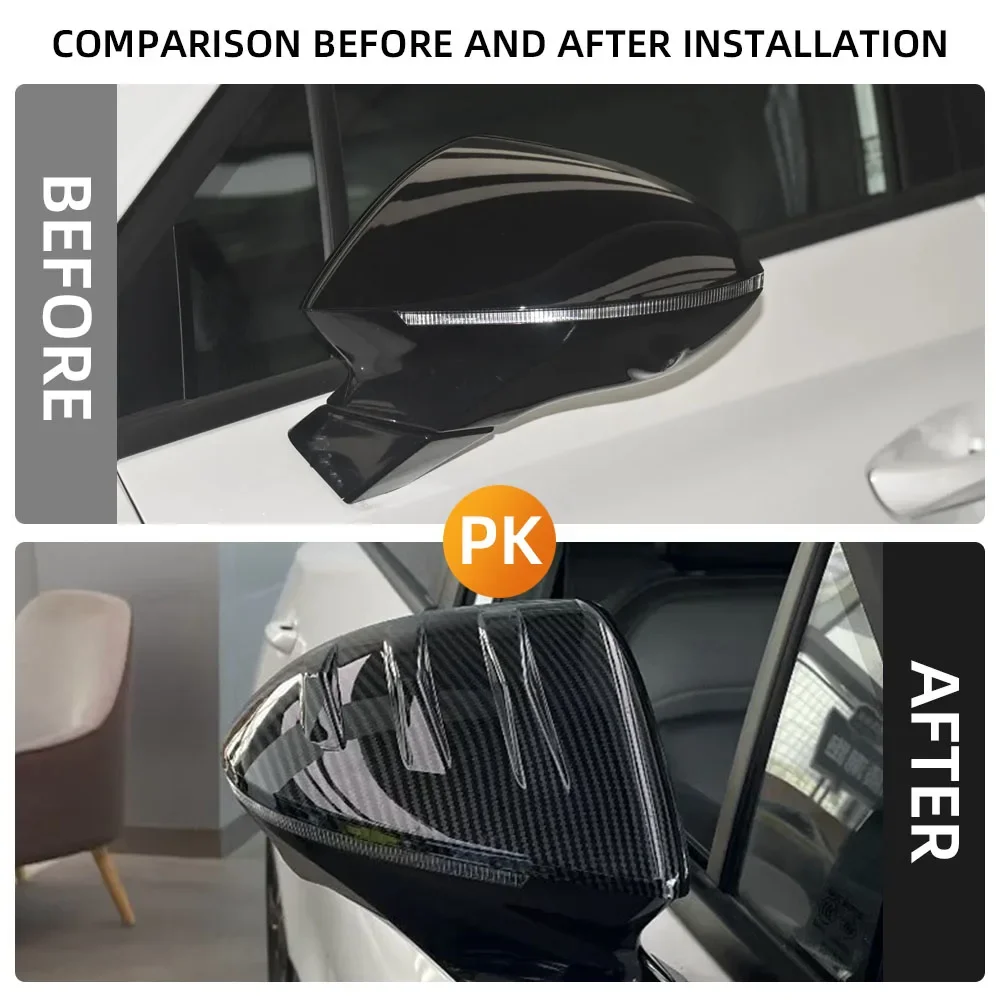 MG4 EV Carbon-Look Wing Mirror Covers (Pair) view 3