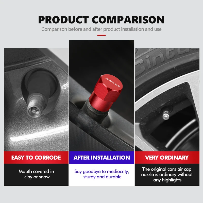 Jaecoo Tyre Valve Caps (4pc) view 3
