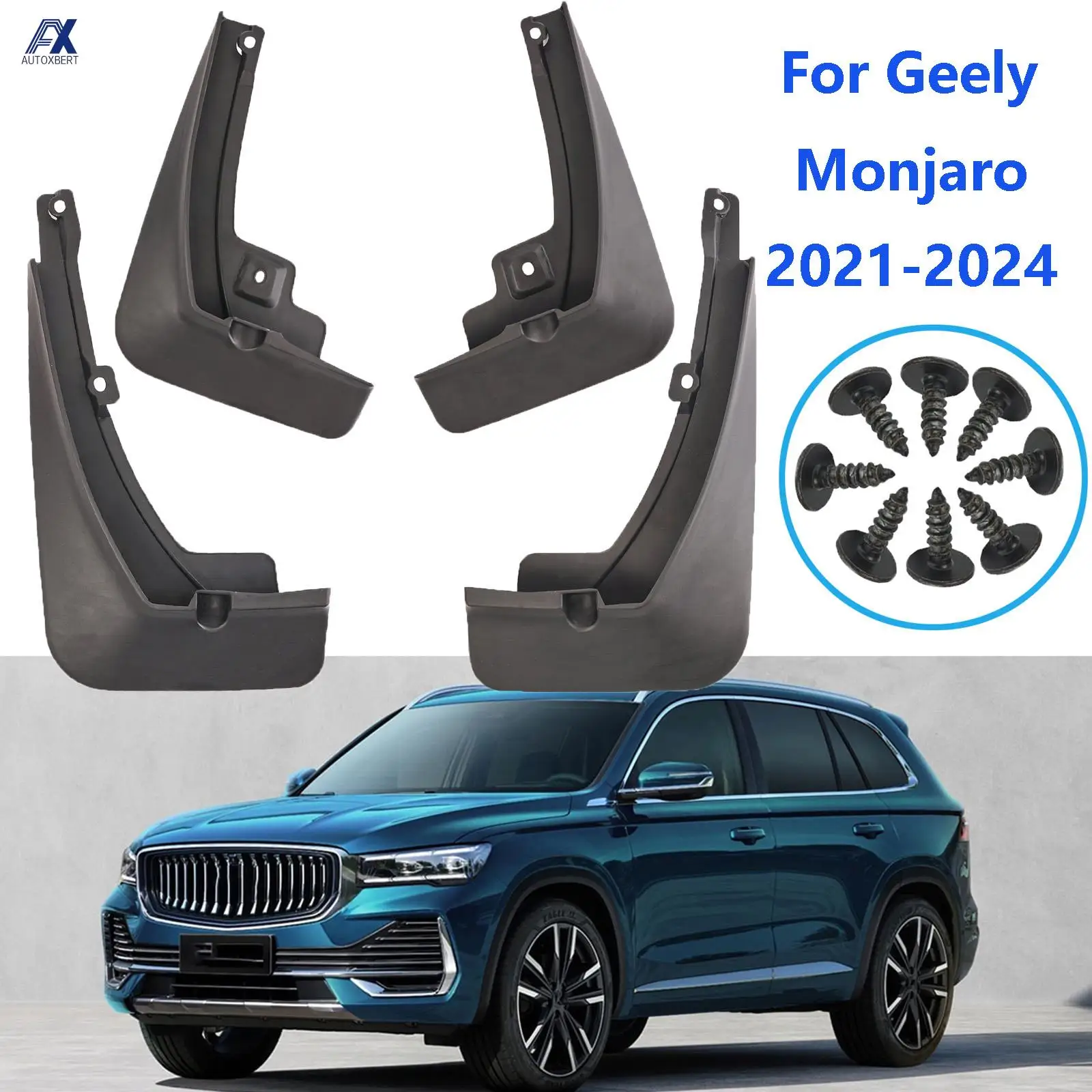 Geely Monjaro Mudguards - Splash Guard Mud Flaps (Set of 4) view 2