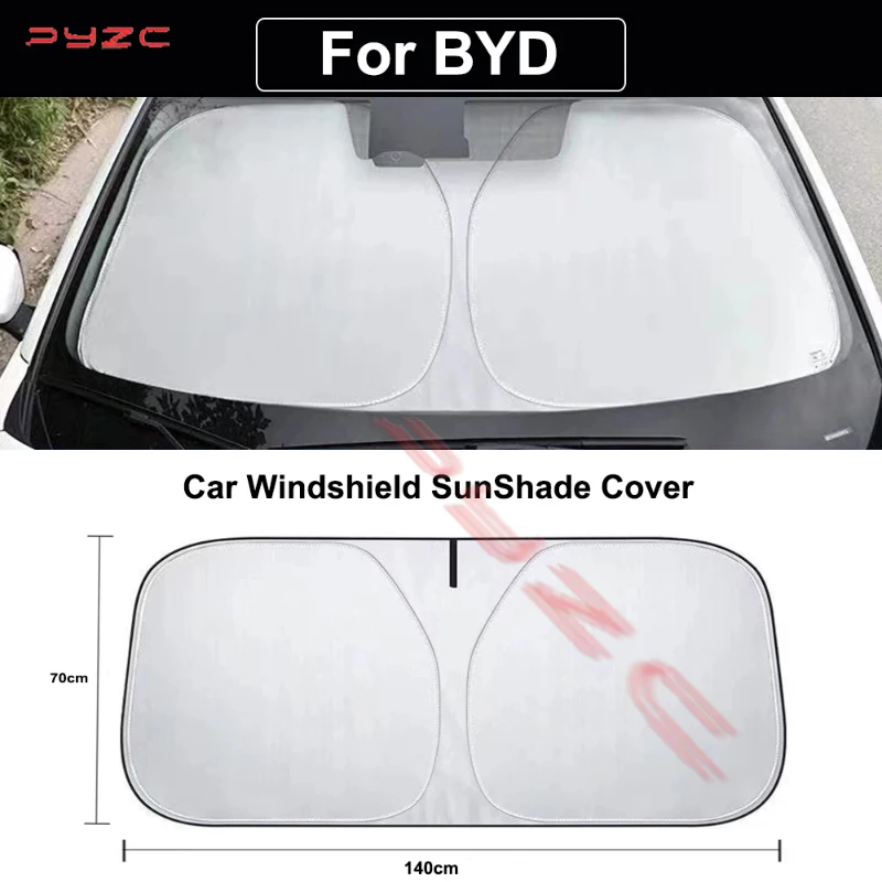 BYD Atto 3 Windshield Sun Shade view 2
