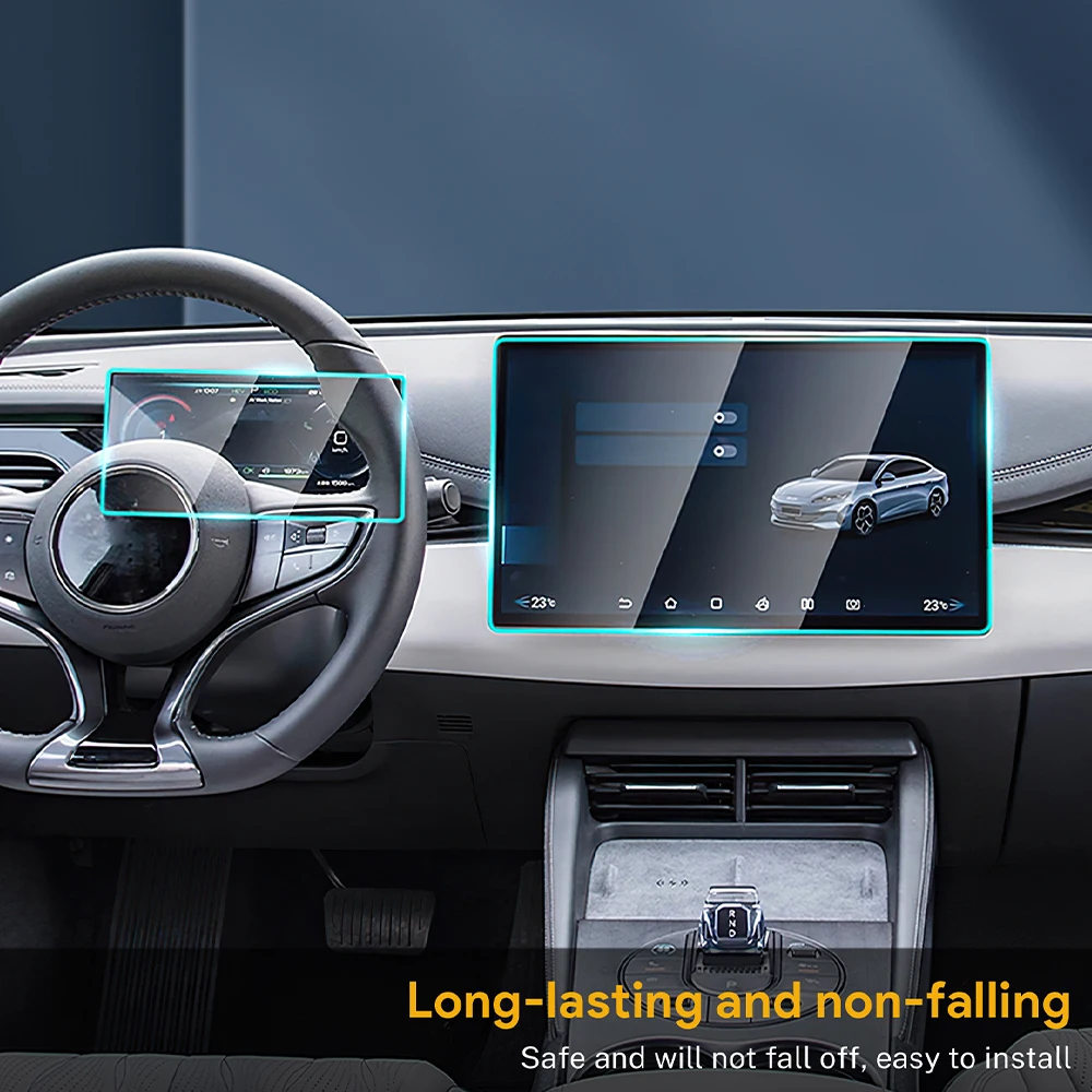 BYD Seal Instrument & Navigation Screen Protector (Tempered Glass) view 6