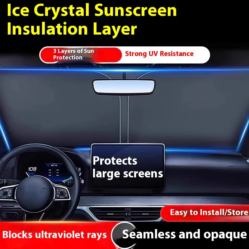 BYD Atto 3 Windshield Sun Shade view 6