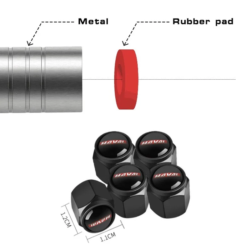Xpeng Wheel Valve Stem Caps (Set of 4) view 6