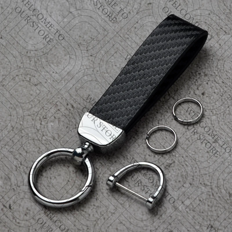 Omoda Carbon Fibre Keychain with 360° Buckle view 6