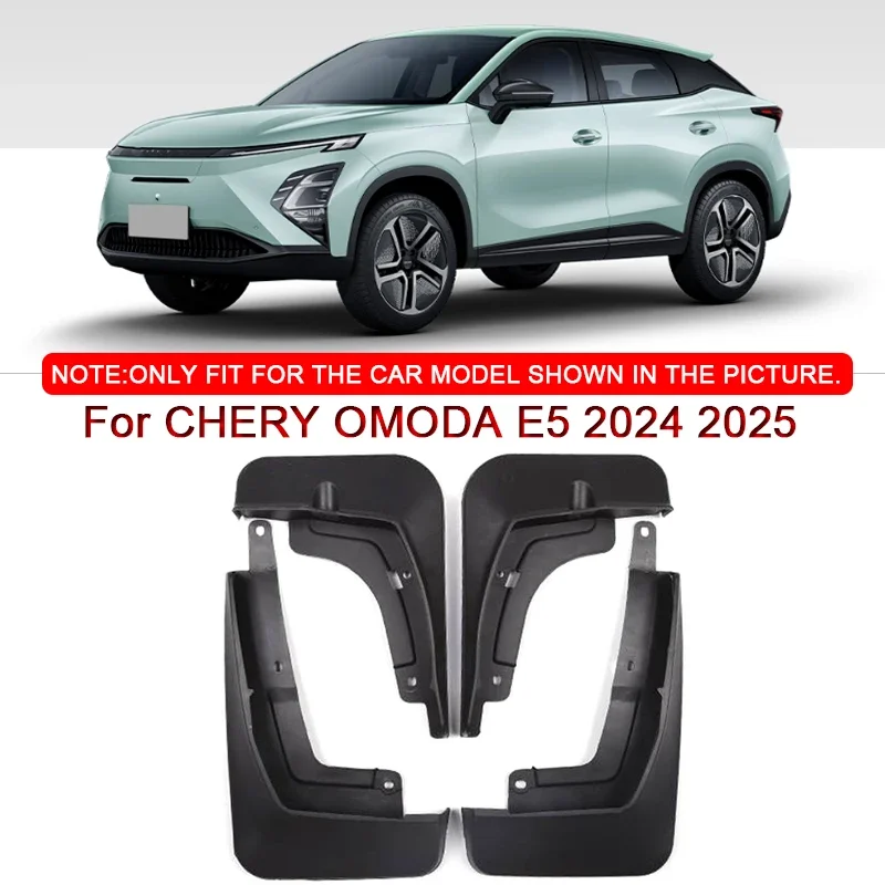 Omoda E5 Front & Rear Mud Flaps (4-Piece) view 2