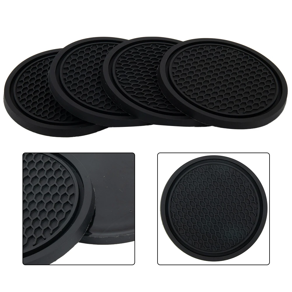 Geely Carbon-Fibre Cup Holder Coasters (2pc) view 5